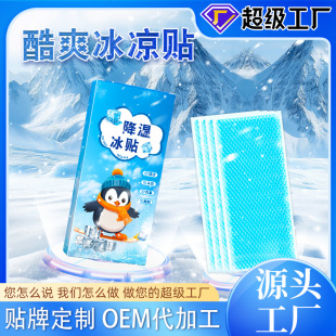 Summer Cooling Patch, Refreshing Ice Patch, Essential for Relieving Heatstroke, Reducing Fever and Dissipating Heat, Special Ice Patch for Summer Cooling Patch