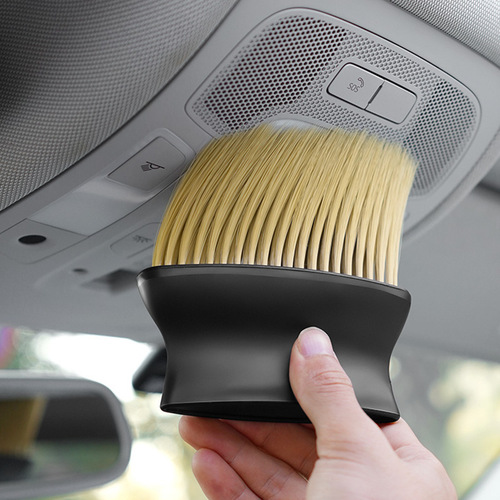 Car interior dust sweeping soft brush car washing tool artifact car interior gap dust removal brush air outlet cleaning brush