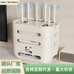 高颜値家庭用wifiルーター収納ボックステレビセットトップボックス収納ボックスを大きくして荷物入れを厚くする