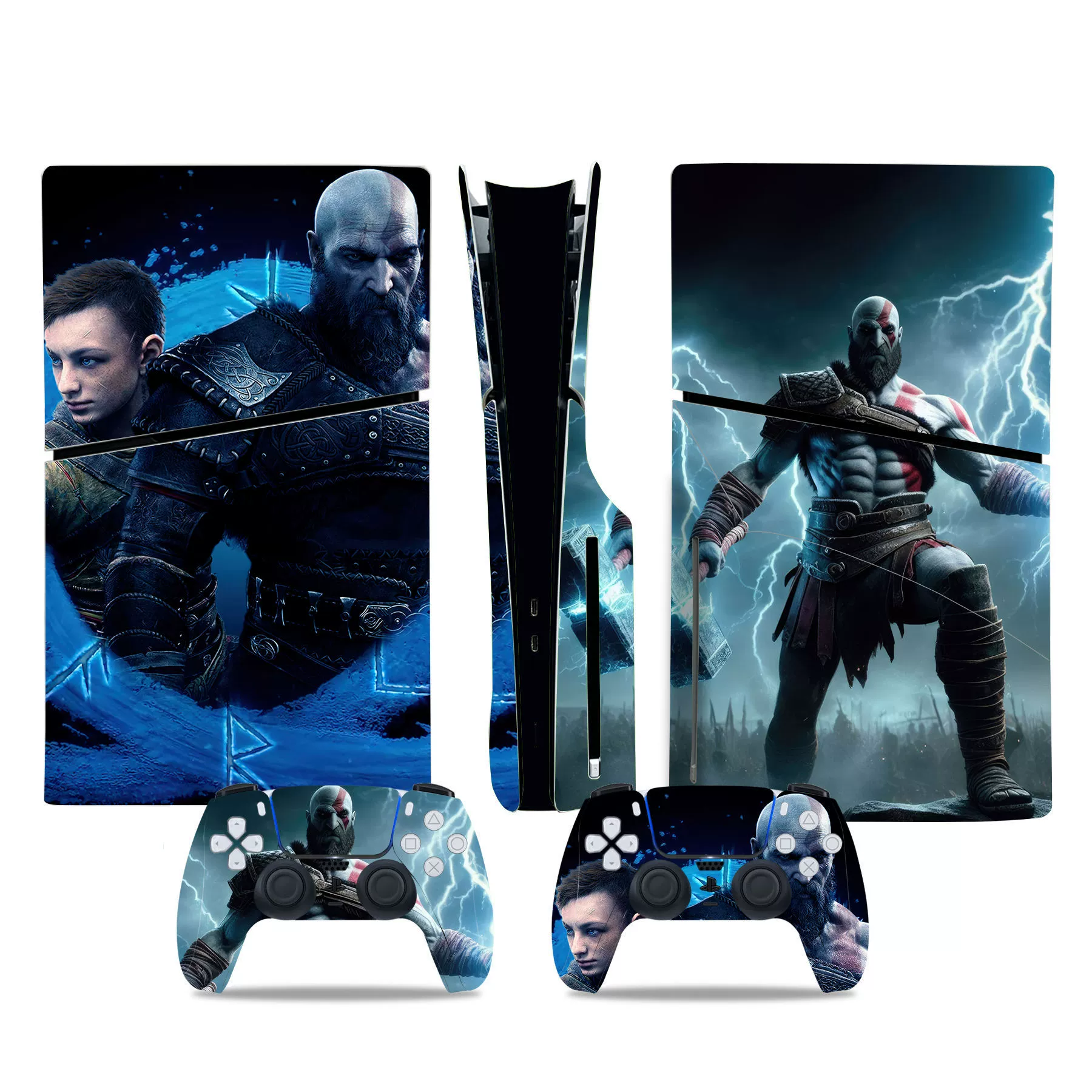 Наклейка на консоль (PS5 Slim), матовая защитная наклейка, индивидуальный рисунок, ультратонкая 0.001 мм