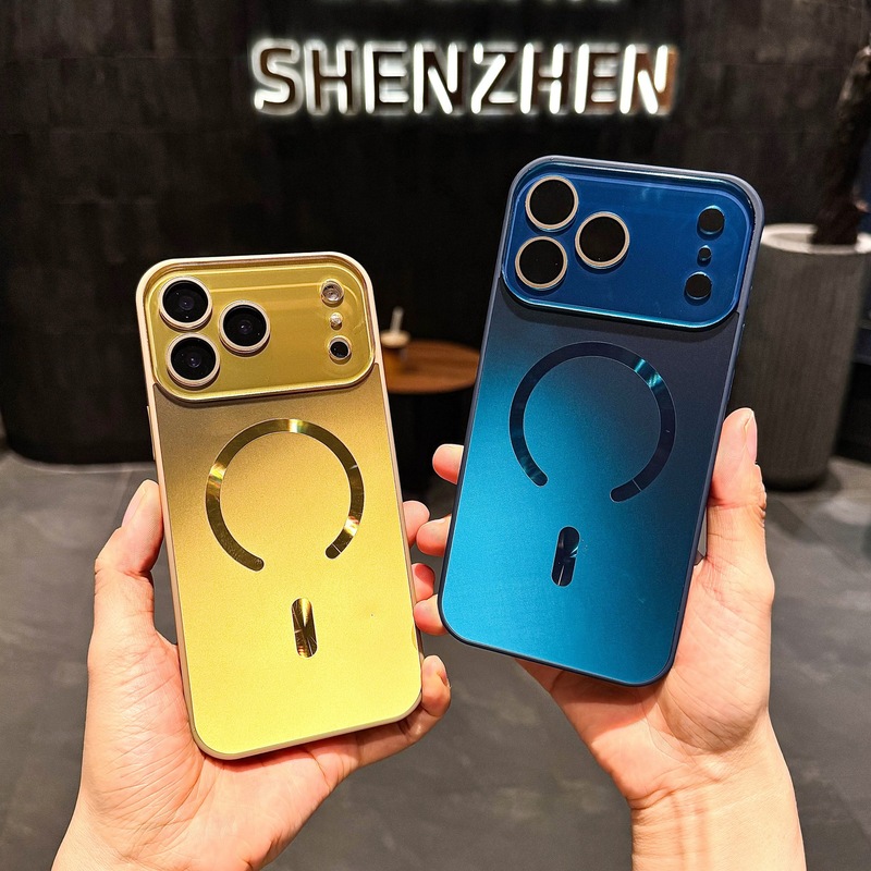 流光大视窗秒变17适用苹果17PRO手机壳16iPhone15magsafe磁吸新款|undefined