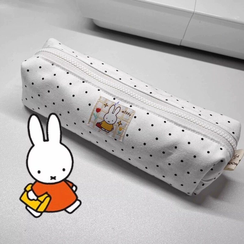 フレッシュミッフィー KT 猫筆箱 シンプルで高見えする女の子 かわいい化粧品袋 大容量 学生文具筆箱|undefined