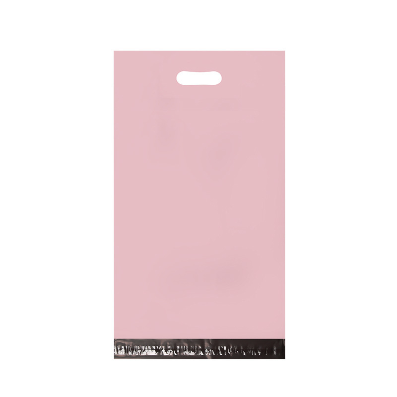 Bolsas de mensajería de colores, bolsas de regalo para pequeñas cantidades, bolsas de SF Express con logo impreso, impresión personalizada portátil rosa