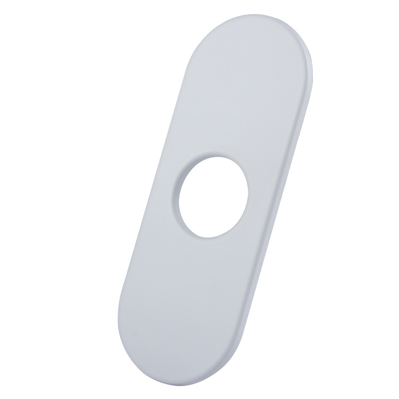 Suministro directo de fábrica 304 acero inoxidable cepillado grifo de la cocina 10 pulgadas placa decorativa baño base 6 pulgadas cubierta