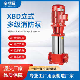 XBD立式多级消防泵室内消防栓喷淋系统水泵双轮扬程多级消防水泵