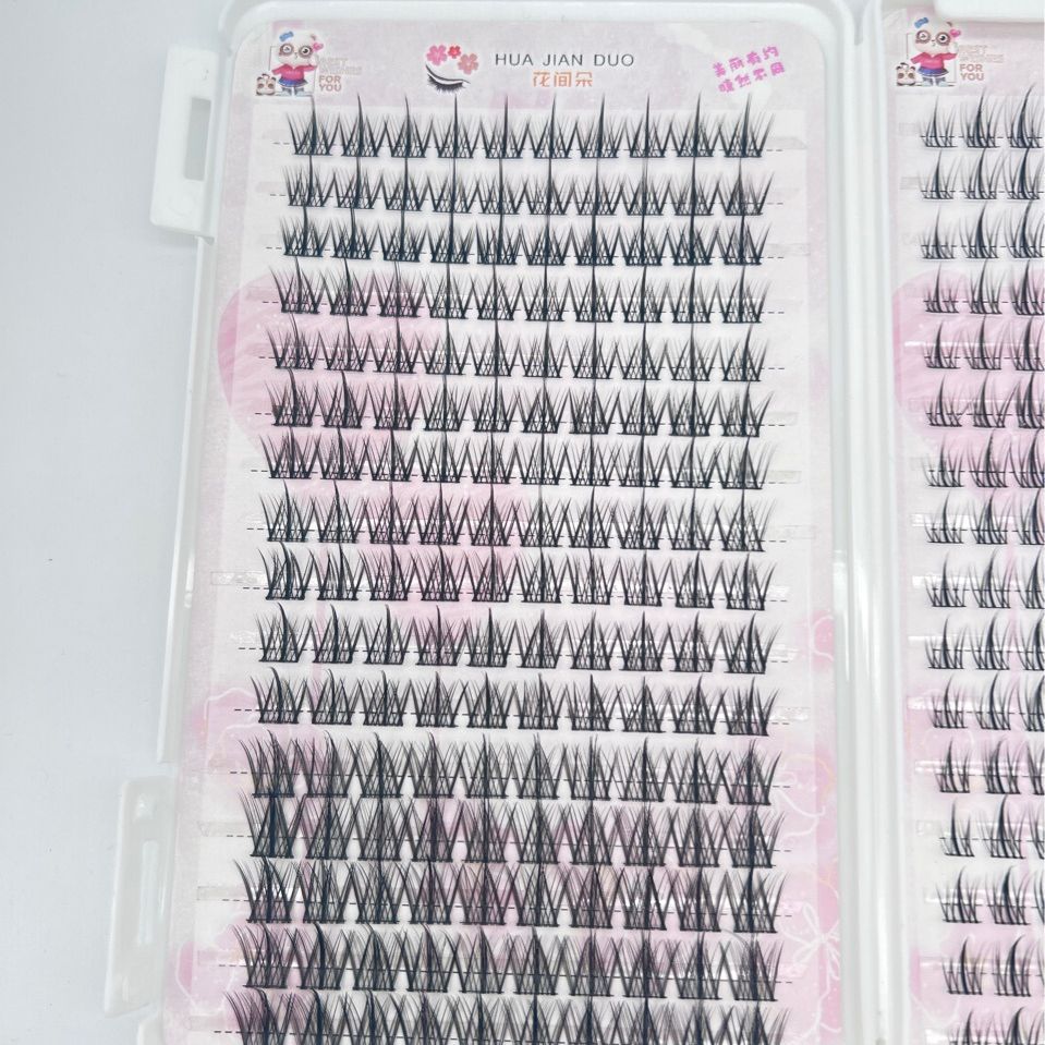 Flower Eyelash Book Foreign Students Recommend Lazy Trilogy Eyelash Sun Flower Eyelash 32 Rows Message Optional