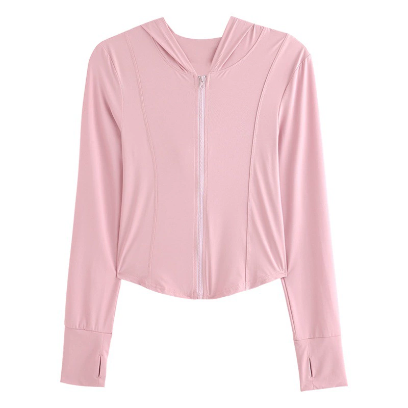 25 допамин солнцезащитный крем женский анти-ультрафиолетовый воздухопроницаемый костюм для кондиционирования воздуха тонкий короткий куртка йога спортивная куртка женская лето