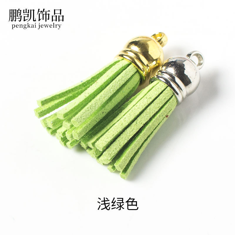 10個3cm韓国絨毯フリンジアクセサリーペンダント小流蘇穂子diy手作りアクセサリーメッキ吊穂22色|undefined