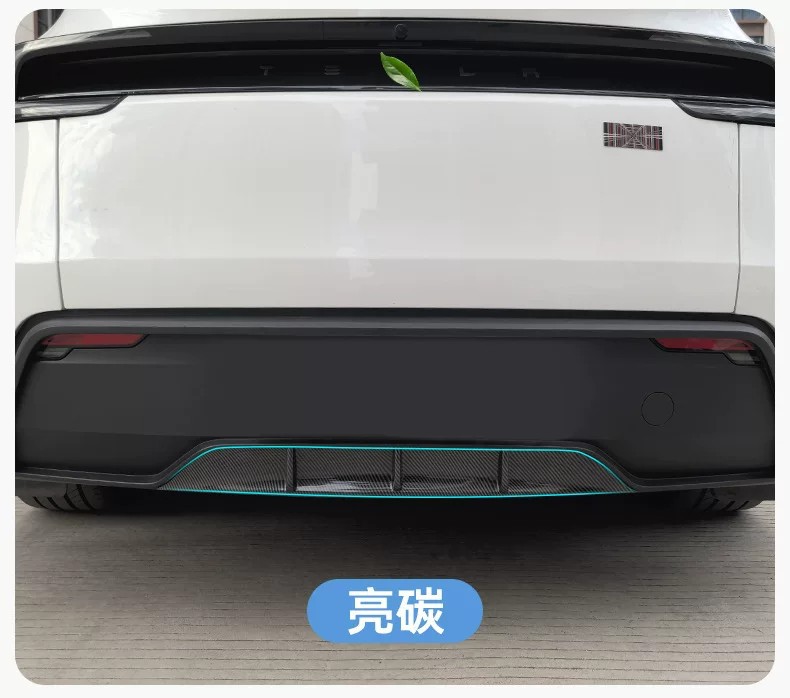 Suitable for the new Tesla Model Y rear lip spoiler bumper cover and rear bumper lower trim