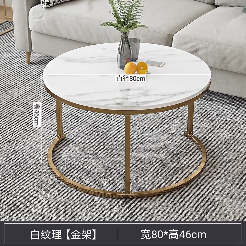 80 화이트 텍스처(골드 프레임)