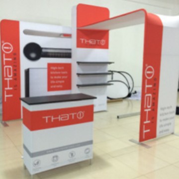 铝合金方管拉网背景架,布拉网展架厂家供应