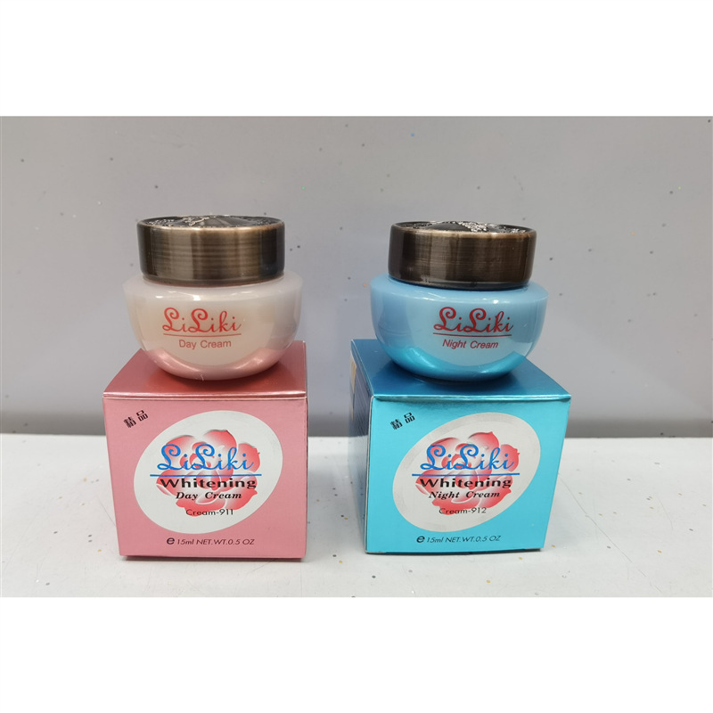 台湾LiLiki亮丽快日晚霜套装化妆品 靓丽快早晚霜护肤品