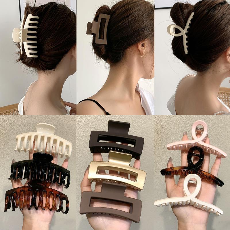 Hair ClipHot Sale Solid Color Claw Clip...