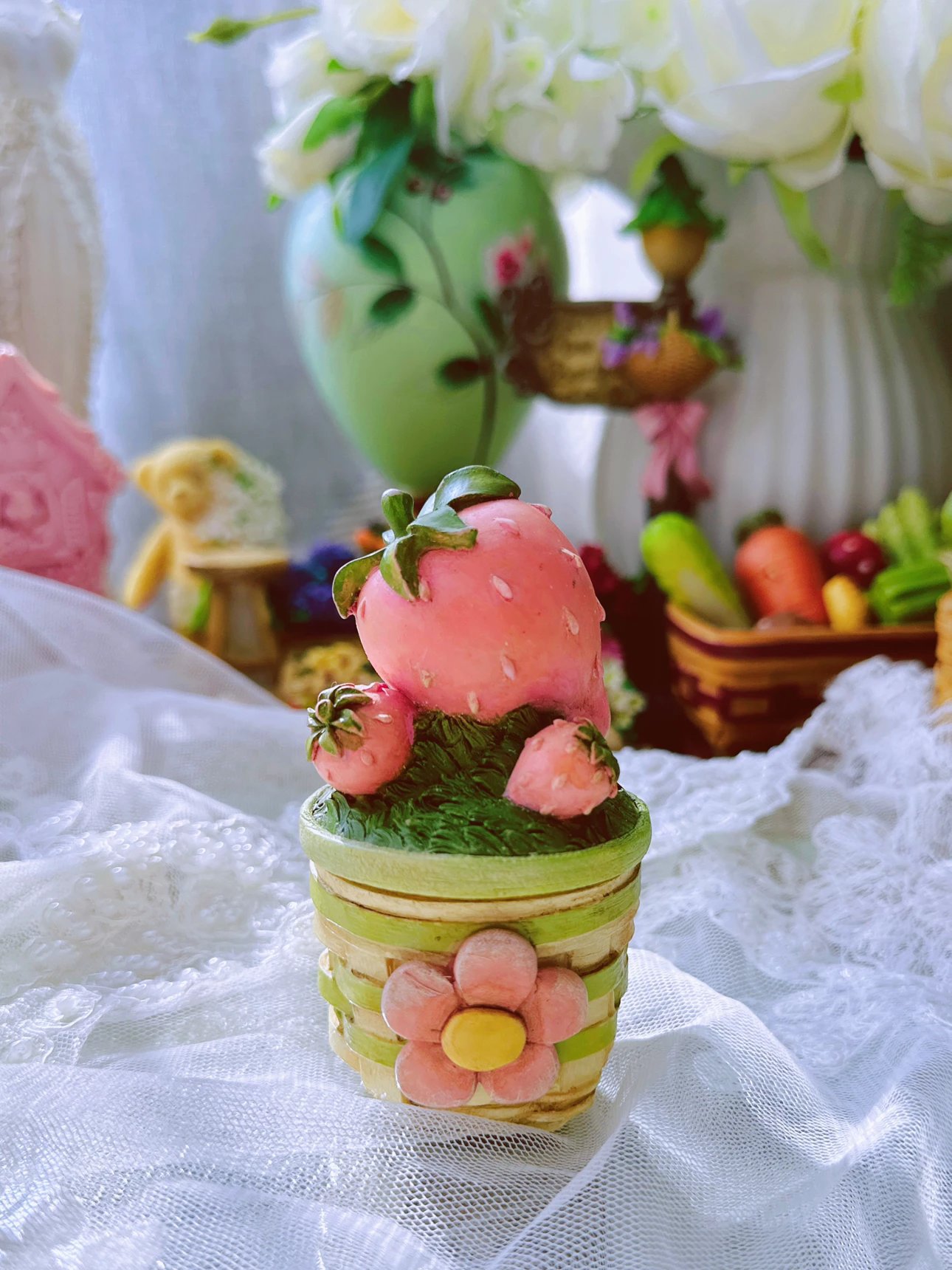 딸기 준비 수납 6*10*4cm