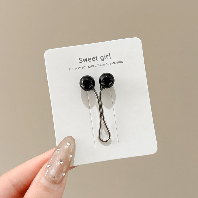 Botón de toalla de seda en forma de U de perla de color transfronterizo, bufanda de moda para mujer, clip para el cuello, bufanda, clip fijo, broche