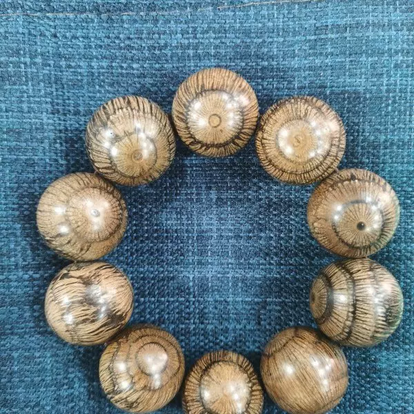 鹰眼木鬼脸天眼念珠手链枣珠单圈2.5文玩首饰男女通用 厂家批发