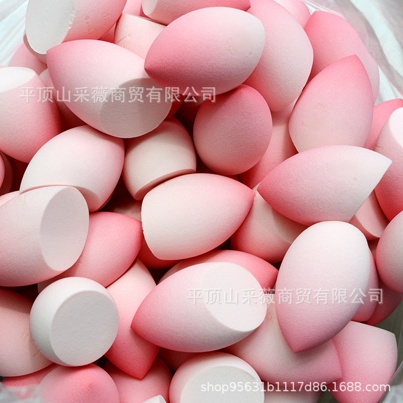 R某T美化粧卵超ソフトは粉を食べずに化粧パフを斜めに切ったスポンジ卵の化粧卵の輸出品質にわずかな欠陥がある|undefined