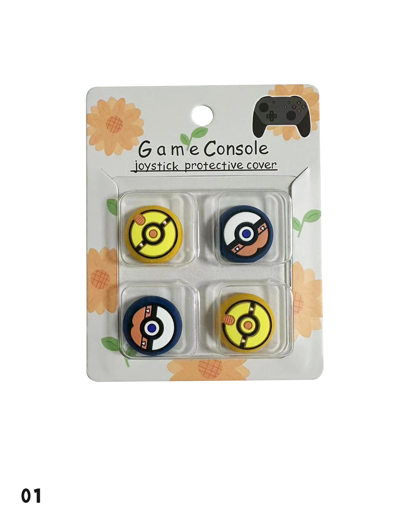 Tapa basculante de silicona de Nintendo Switch de dibujos animados NS Lite tapa basculante tapa protectora mango tapa protectora basculante