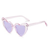 Fashionable sunglasses, glasses heart shaped, 2018, city style, gradient
