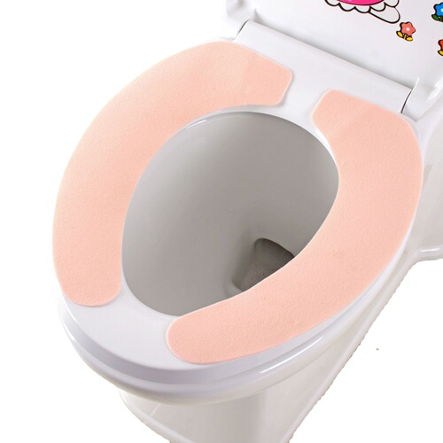 Printed cartoon seat cushion toilet seat cut-and-stick electrostatic toilet sticker repeatedly washable toilet seat seat toilet seat pad