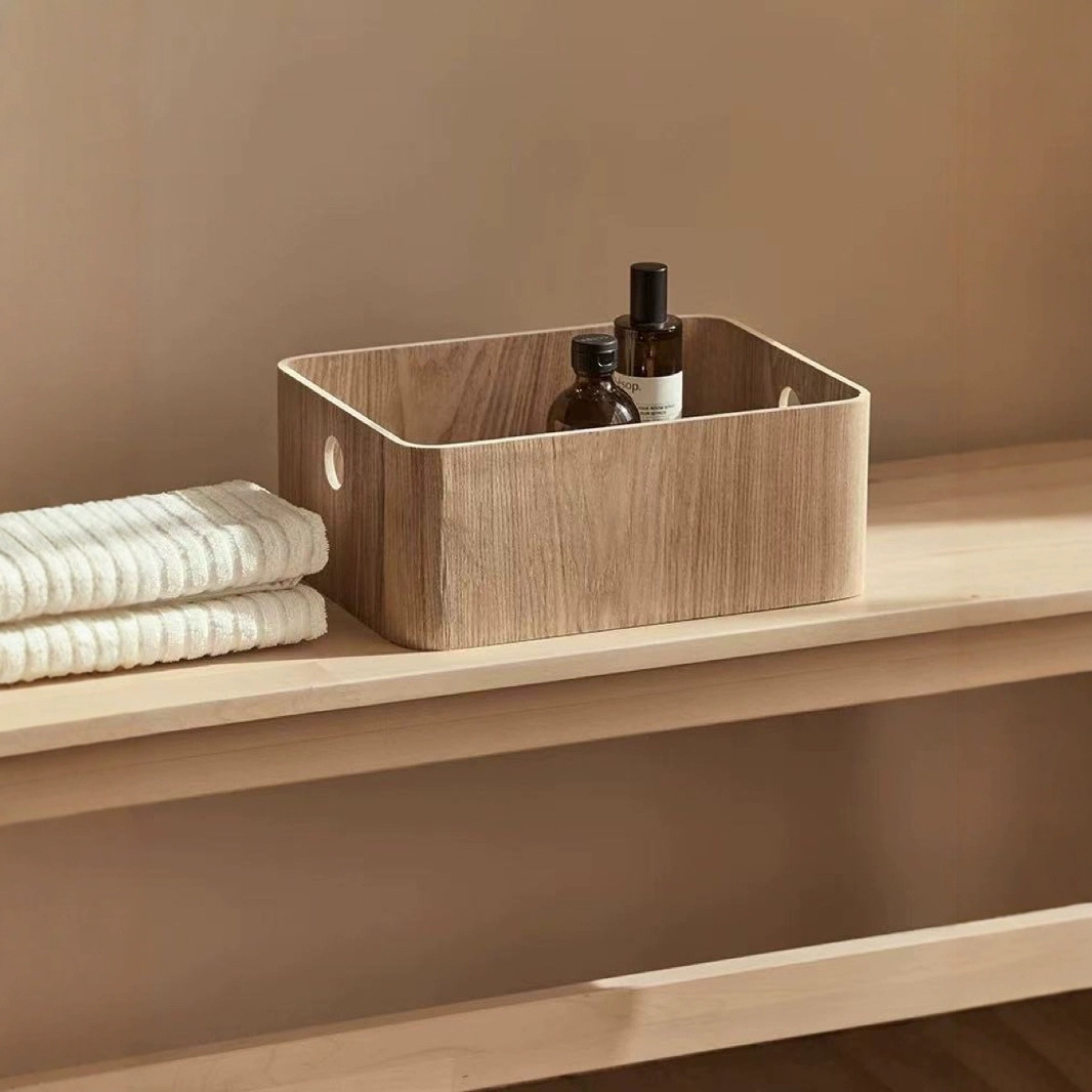 Hörnförvaringsfack i trä för hemmakontor och aromaterapi_voghion.com