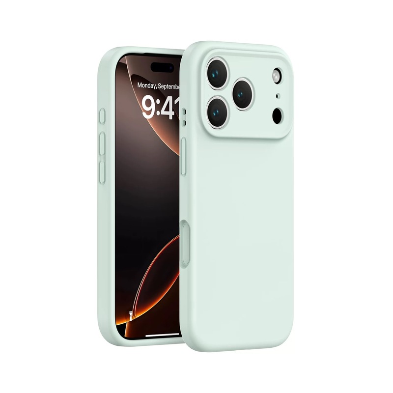 纯色液态硅胶适用苹果17系列iphone16手机壳15简约14/13亲肤手感|undefined