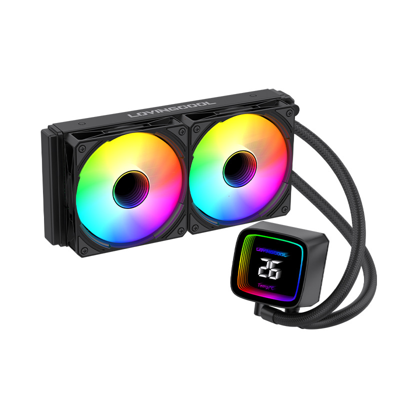 Cross-espejo HK todo en uno enfriado por agua CPU disipador de calor argb ventilador de chasis interAMD placa base universal 360 refrigerado por agua