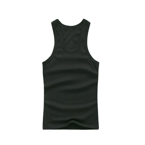 Cotton black vest
