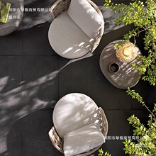 户外藤编单人沙发椅阳台休闲露天别墅阳光房花园别墅藤椅沙发家具