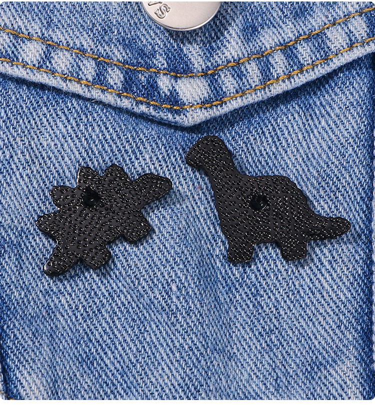 Unisex Gender Enamel Design Cartoon Pin Animal Zinc Alloy Enamel Unisex Brooches