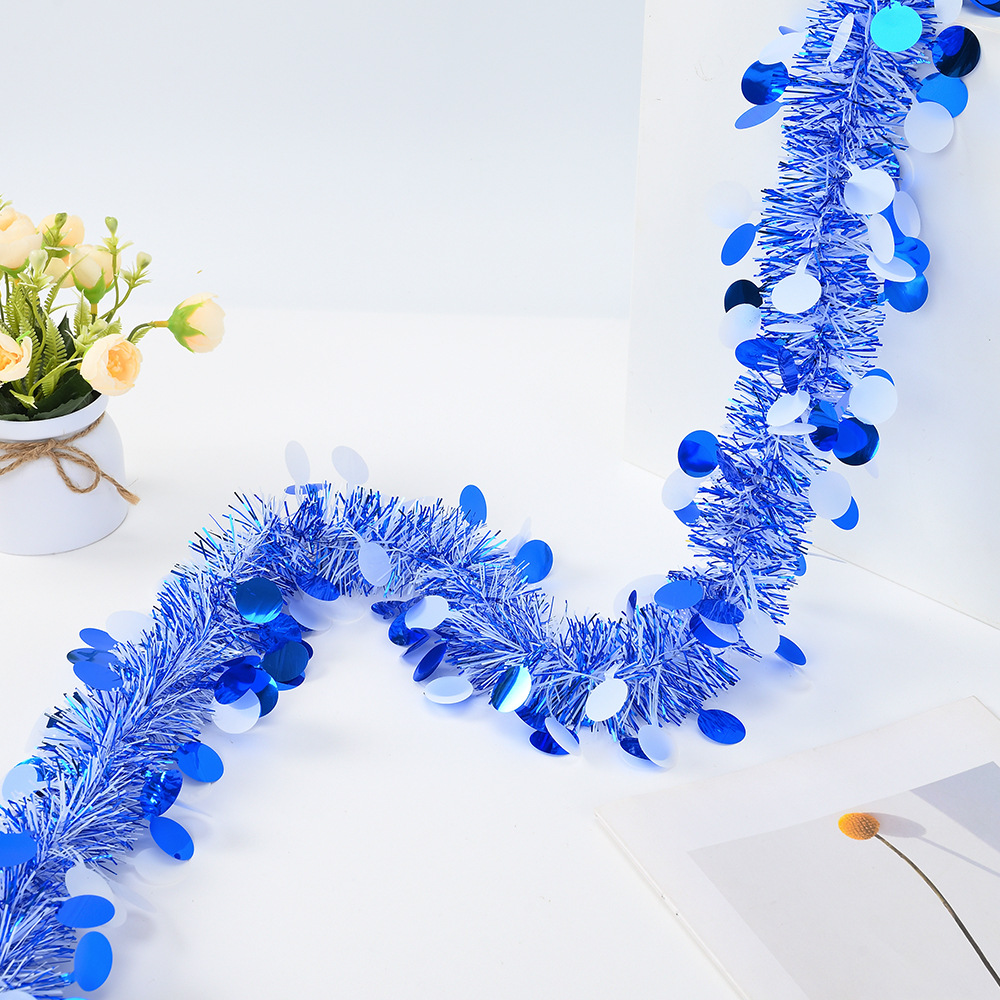 Transfronterizo Amazon bicolor disco barra de color Navidad Fiesta de decoración barra de color 2m 5 capas de cifrado