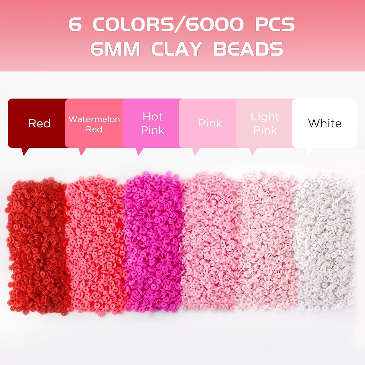 270g Weight Beads, Rope Jewelry Making Type DIY Jewelry Accessories Classification 1 Set Quantity Glass, soft clay Material Letter, Solid Color Pattern Spray Paint Design Casual, Simple Style Style 1 Set Glass Soft Clay Letter Solid Color DIY Jewelry Accessories Beads Rope 2