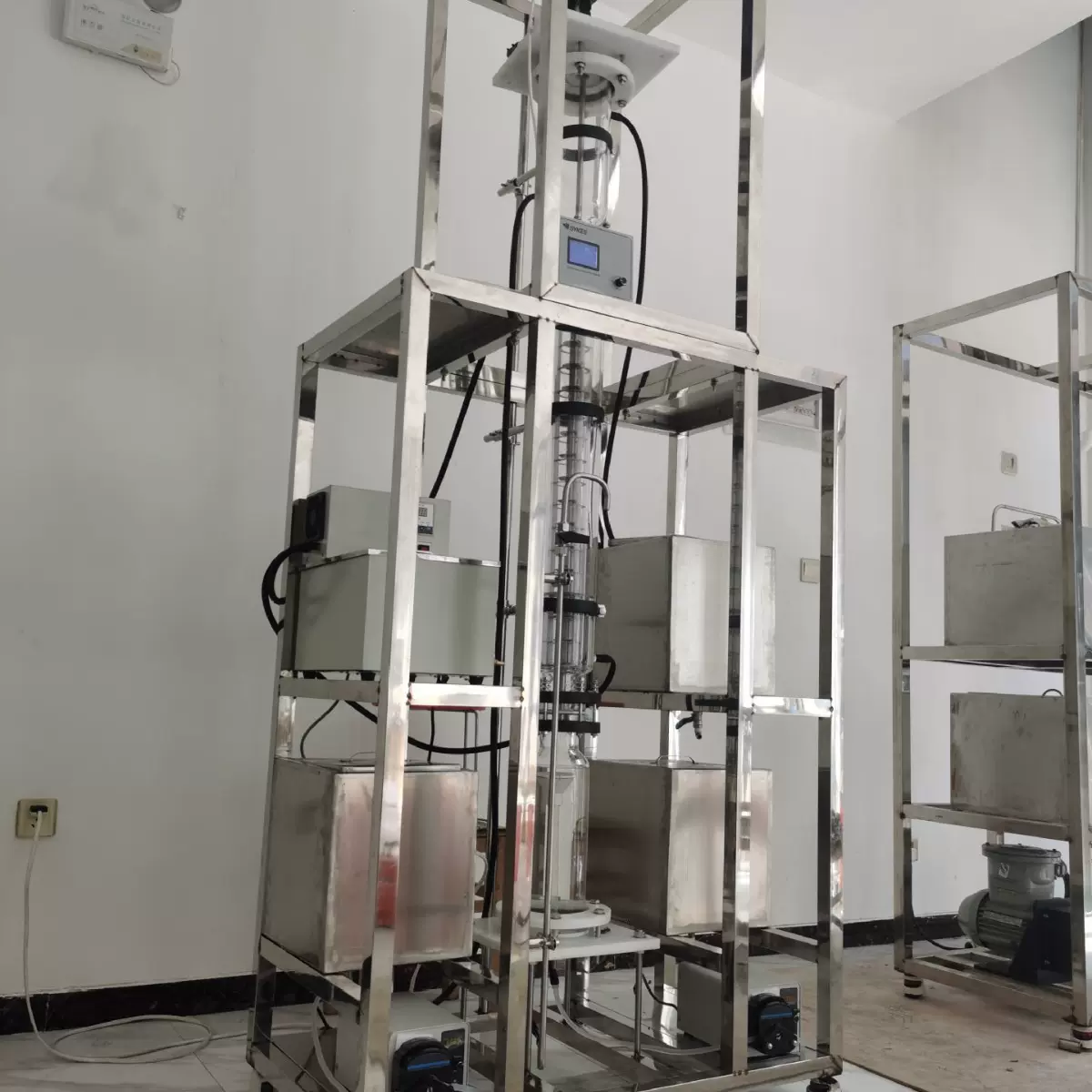 转盘萃取塔筛板萃取塔化学实验萃取装置萃取设备