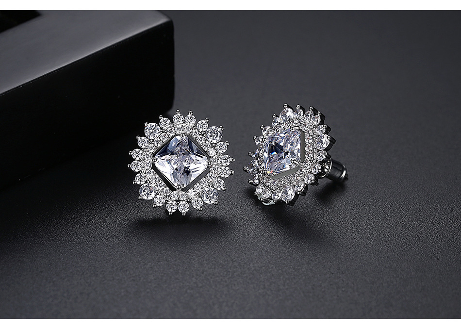 Nouvelles Boucles D&#39;oreilles En Zircon display picture 6