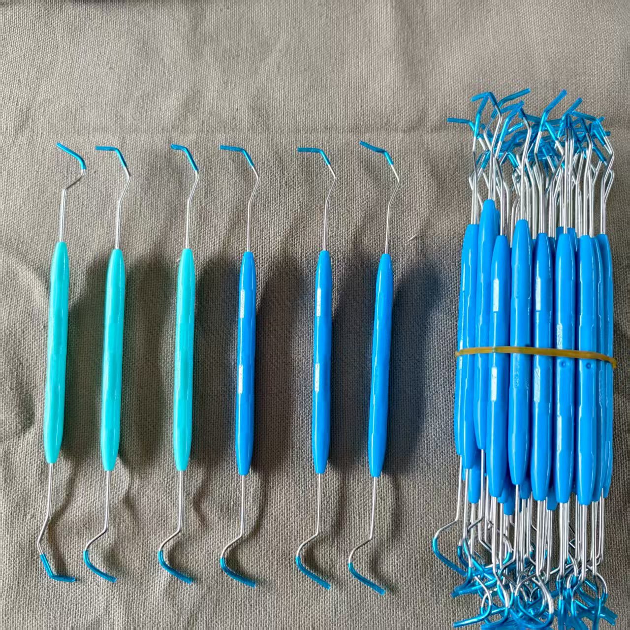 批发文玩抠缝清理双头钩针橄榄挑针核桃金刚不锈钢剔针菩提