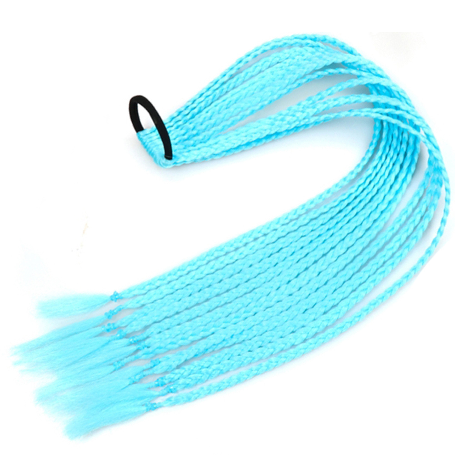 Inventario al por mayor colorido trenzas de tres hebras africanas trenzas sucias trenzas de caballo recogidas en stock Inventario