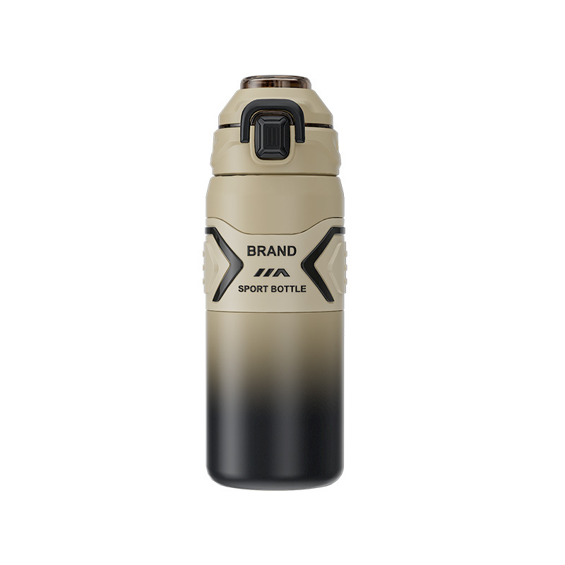 Taza de aislamiento de acero inoxidable de gran capacidad de alto valor facial para hombres y mujeres estudiantes al aire libre deportivos convenientes taza de agua al vacío aislamiento de calor aislamiento de frío