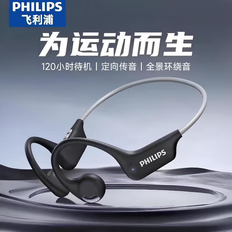 Philips TAA1708 auriculares Bluetooth conducción ósea colgando auriculares deportivos inalámbricos no colgantes de cuello