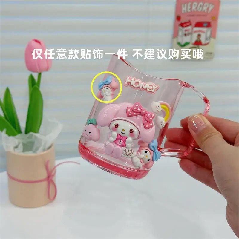 Semi-transparent curved cup-single pink + any accessories