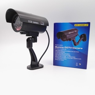 in stock supply a large number of quality simulation camera monitor fake monitor with flashing light black