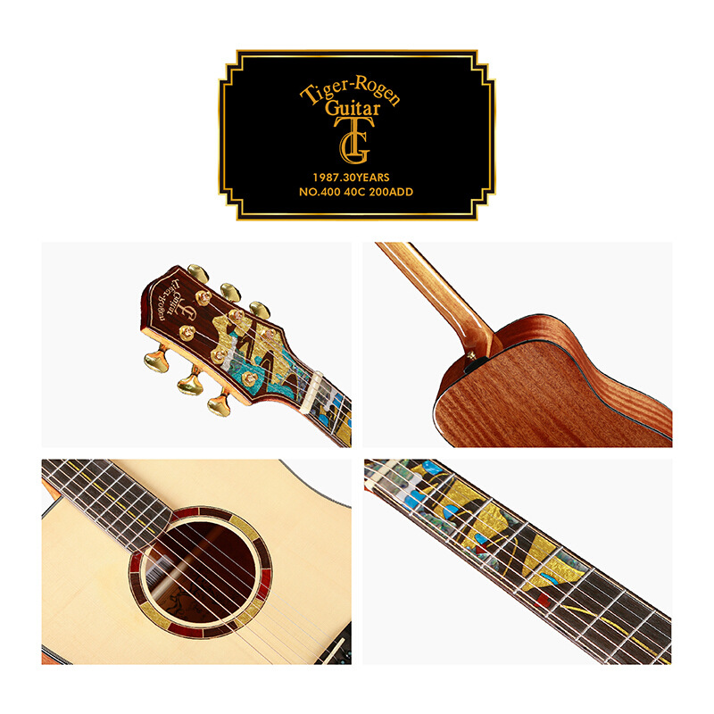 Tiger Rogen Tigro Gen Single Board Civil Ballad Guitar Tiger Mountain Journal Single Series 3