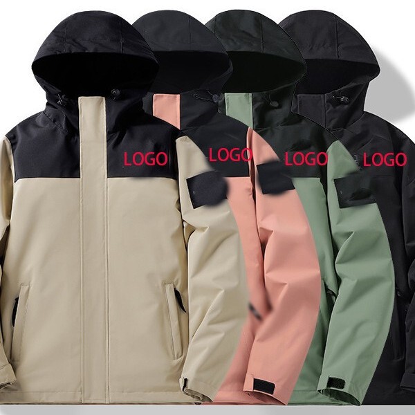 Cross-border foreign trade spring, autumn, winter TNF hooded lightweight jacket, embroidered North Face outdoor jacket, waterproof wholesale
