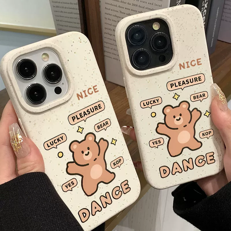 Apple, совместимый чехол для телефона, iPhone 13, с маленькими медведями, iphone, 16promax, 12, защита от падения