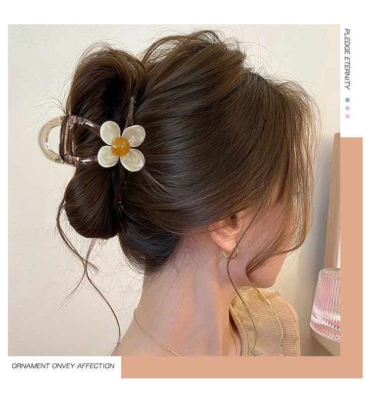 2026 elegante Haarklammer für Frauen, großes Volumen, Haarnadel für den Hinterkopf, mittlere Haarklemme Haiformat, Haarklemme