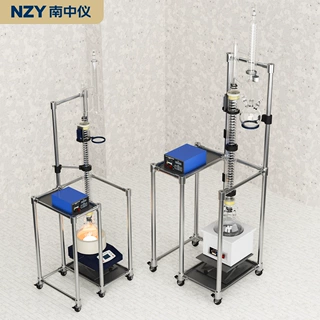 精馏釜不锈钢精馏塔实验室磁力搅拌器玻璃精馏塔装置减压蒸馏萃取