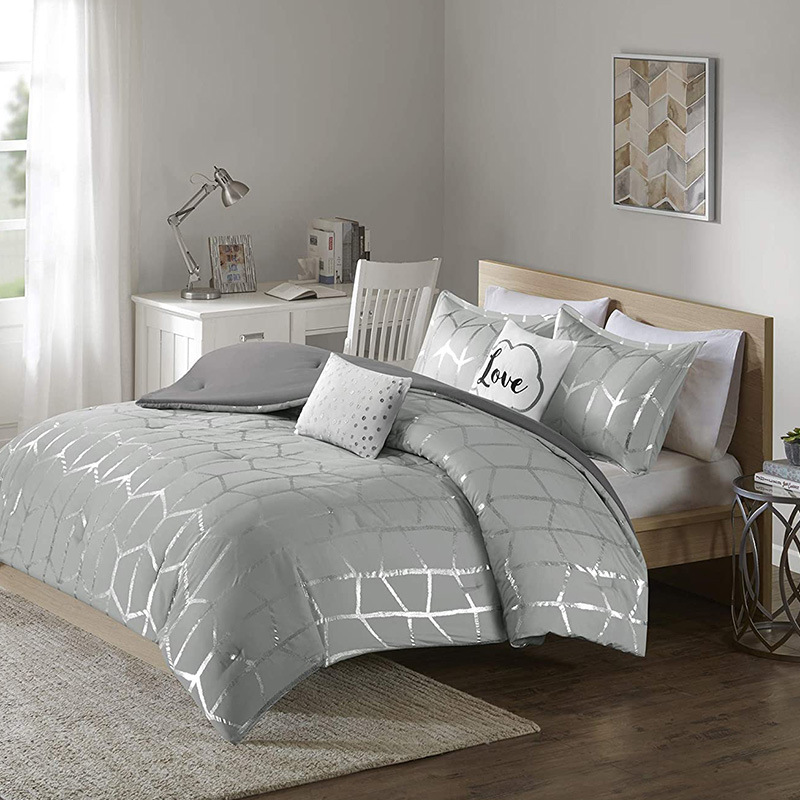 欧美床上用品三四件套被套床单床笠枕套日韩休闲时尚冬厚被子印花