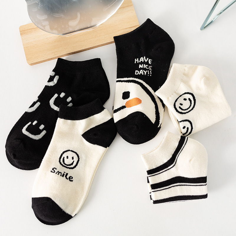 [free shipping] socks women's boat socks summer socks new boat socks thin cotton cute animal cartoon invisible socks