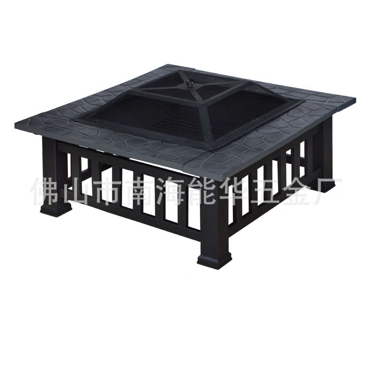 Directo de fábrica al aire libre cuadrado estufa de barbacoa brasero de carbón barbacoa hogar Parrilla de barbacoa interior al por mayor