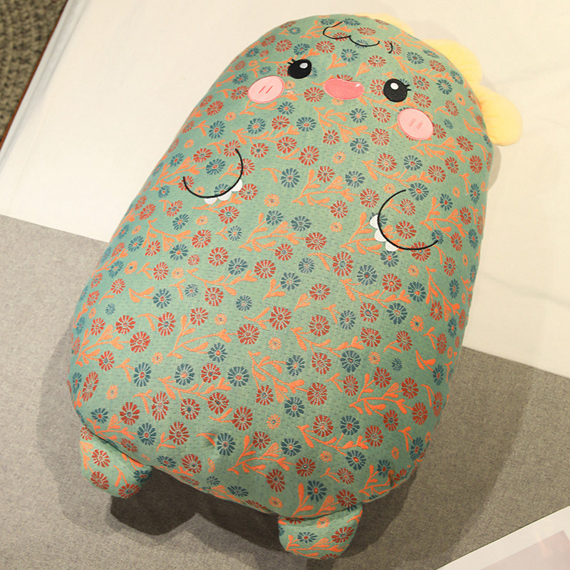 Tres camadas de hilos almohada de animales almohada larga almohada de niñas almohada de pierna lateral almohada dormitorio almohada de cama grande almohada de cabecera