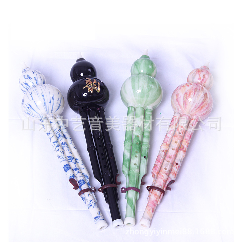 天然葫芦红木管葫芦丝教学考级 红木管三音葫芦丝C调/降B调
